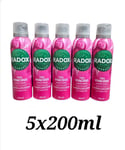 Radox Feel Vivacious  2-in-1 Shave + Shower Mousse 5x200ml