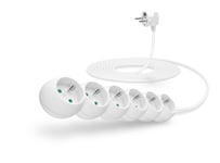 Connect It Ci-1312, 5 M, Inomhus, Vit, 6 Ac-Utgångar, 230 V, 2500 W