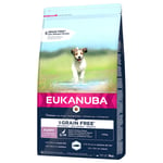3 kg / 12 kg Eukanuba Grain Free -koiranruokaa erikoishintaan! - 3 kg Puppy Small / Medium Breed lohi