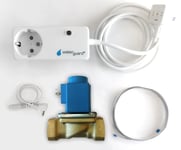 Waterguard Vannstopper adapter 3/4" m/strømkutt, 1 ventil, Normalt åpen - 5648185