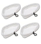 4 X Microfibre Washable Cloth Pad fit Vax S2, Bionaire, Delta Hot Steam Mop