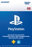 PlayStation Store PSN gavekort 150 NOK