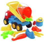 Chad Valley Sand Toy Truck and Tools Set