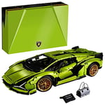 LEGO 42115 Technic Lamborghini Sián FKP 37 Race Car Model Building Kit for Adults, Idea for Men and Women, Advanced Collectible Set