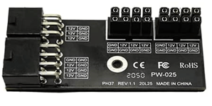 PCI-E 8pin/8pin til 8pin/6pin adapter