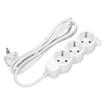 Grenuttag 3-vägs jordat 3m kabel