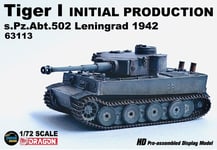 1/72 WW.II German Army Tiger I Early Production Type 502nd Heavy Tank Battalion,