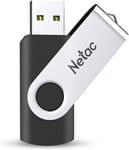 Netac 64GB USB 2.0 Flash Drive, Swivel Design Memory Sticks, Pen Drive, Usb Sti