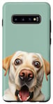 Galaxy S10+ Funny Labrador Retriever Taking a Selfie Dog Mom Puppy Dad Case