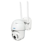 PNI Caméra de vidéosurveillance IP65 Live PTZ 5MP, GSM 4G, Fente pour Carte Micro SD, détection de Mouvement, détection de Silhouette Humaine, extérieur IP66, LED IR et LED Blanches