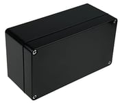 RS PRO Installation box black IP66, W x D x H 220 mm x 120 mm x 90 mm