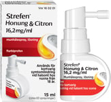 Strefen Honung & Citron, munhålespray, lösning 16,2 mg/ml 15 milliliter