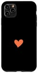 Coque pour iPhone 11 Pro Max Adorable cœur en corail minimaliste dessiné à la main