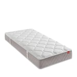 Matelas à ressorts et mémoire de forme, accueil enveloppant 90x190cm