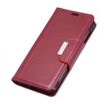 Flip Case for HUAWEI honor 8X, Business Case with Card Slots, Leather Cover Wallet Case Kickstand Phone Cover Shockproof Case for HUAWEI honor 8X (Dark Red)