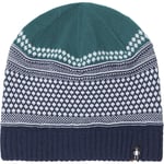 Smartwool Popcorn Cable Reversible Beanie (Grön (EMERALD GREEN/APRICOT) One size)
