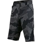 Troy Lee Designs Design Ruckus MTB Shorts With Liner - Camo / Grey 30 Camo/Grey
