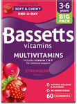 Bassetts Vitamins 3-6 Multivitamin Strawberry 60'S