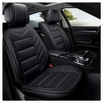 ZMCOV Compatible With Car Seat Covers Waterproof Dust-Proof, PU Leather Car Seat Cover 5 Seats Cushions Front & Rear Auto Seat Cover Mat, Tesla Model 3,Model S,Model Y Porsche Macan,Cayenne,C,L