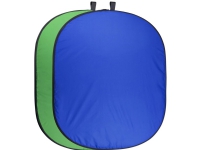 walimex pro sammenleggbar bakgrunn 150x210cm grønn/blå (20731)