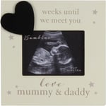 Bambino Countdown Baby Scan Frame-Weeks Until We Meet You-Love Mummy and Daddy