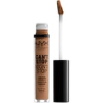 NYX Professional Makeup Can't Stop Won't Concealer Mahogany - 3 ml