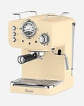 Swan Retro Cream Pump Espresso Coffee Machine