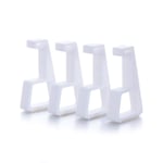 4Pcs Cooling Feet,Horizontal Console Holder Bracket Stand Cooling Legs Accessories Base(White(Small Size)-For PS4 Slim)
