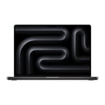 Apple MacBook Pro 16'' 512 Go SSD 36 Go RAM Puce M3 Pro CPU 12 coeurs GPU 18 coeurs Noir sidéral Nouveau