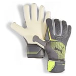 PUMA Målvaktshandske Ultra Pro NC Audacity - Matte Aged Silver/Gul, storlek 8
