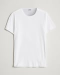Filippa K Roll Neck Crew Neck Tee White