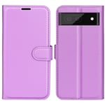 Google Pixel 7 Pro PU Wallet Case Purple
