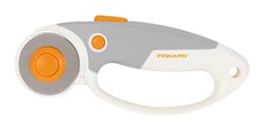 Fiskars Titanium Rotary Cutter Loop Handle (45mm), Orange/White/Black, Standard Size