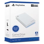 Seagate Game Drive for PS5, 5 TB, External HDD, 2.5", USB 3.0, Officially Licensed, White, Blue LED (STLV5000202)