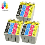 12 Xl Ink Cartridges For Epson Wf-2630wf Wf-2650dwf Wf-2660dwf Wf-2010w Wf-2510