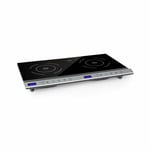 Cooking Hob induction Hot Plate Kitchen 10 Powers Table Top 3100 W 2 Areas Black