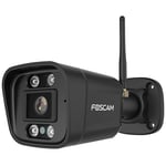 Foscam - Caméra Wifi extérieur avec spots et sirène - V5P Noir - Noir