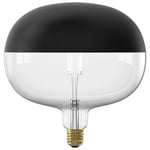 Globlampa Ø220 LED Toppförspeglad Svart 360lm E27 1800K Dim