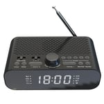 LED-skärm Digital väckarklocka Bluetooth-högtalare FM/DAB-radio