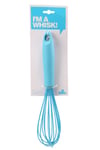 Premier Housewares Hand Whisk Wisk For Mixing Blue Whisk For Baking Silicone Whisk Hand Whisker Hand Whisk Manual Plastic Whisk 31x6x6