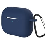 Airpods PRO Skal/Fodral MarinBlå med Karbinhake