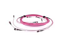 Act 5 Meter Multimode 50/125 Om4(Om3) Polarity A Fiber Trunk Cable With 4 Mtp/Mpo Female Connectors Each Side 5M 4X Mtp(F) 50/125 Om4 Pa Tr (Dc5400)