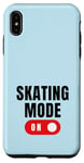 Coque pour iPhone XS Max Mode patinage sur patin à glace - Cadeau - Design graphique