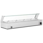 Royal Catering Andrahandssortering Bain marie - 2,000 W 4 GN 1/2 Tappkran Glasskydd