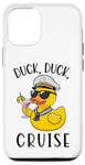 Coque pour iPhone 13 Pro Duck Duck Cruise Funny Family Cruising Groupe assorti