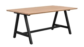 Rowico Home Carradale matbord Ek/svart 170 x 100 cm