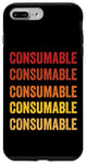 Coque pour iPhone 7 Plus/8 Plus Définition du consommable, consommable