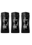 Lynx Shower Gel Black 500ml x 3