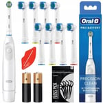ORAL-B Oral-b Db5 Vit Elektrisk Tandborste + 8 Utbytestips