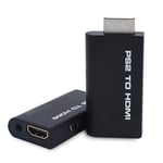 PS2 till HDMI-konverterare Spel till HDMI Video Audio Adapter för Sony PlayStation 2